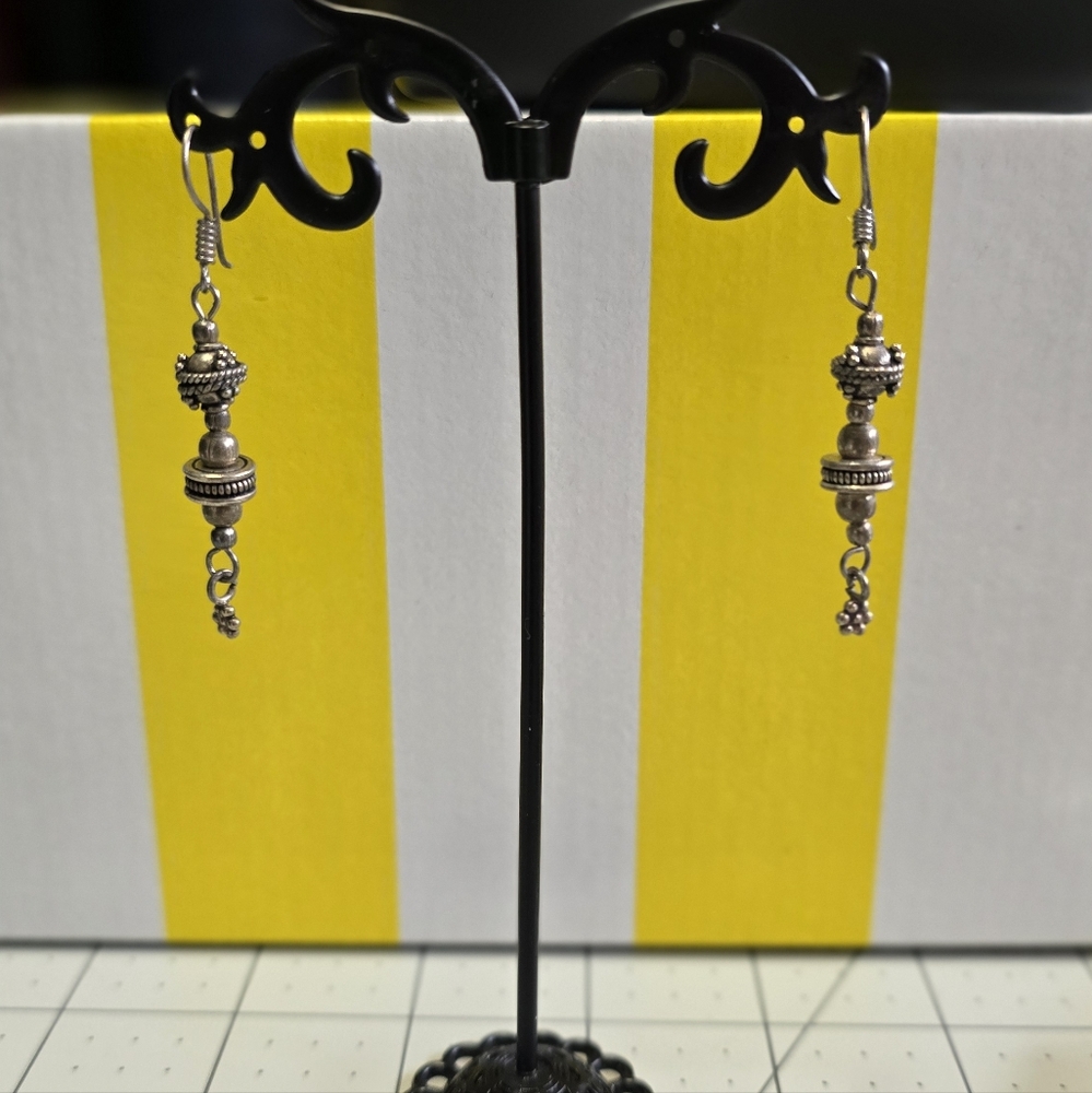 Vintage Sterling Silver Dangle Earrings